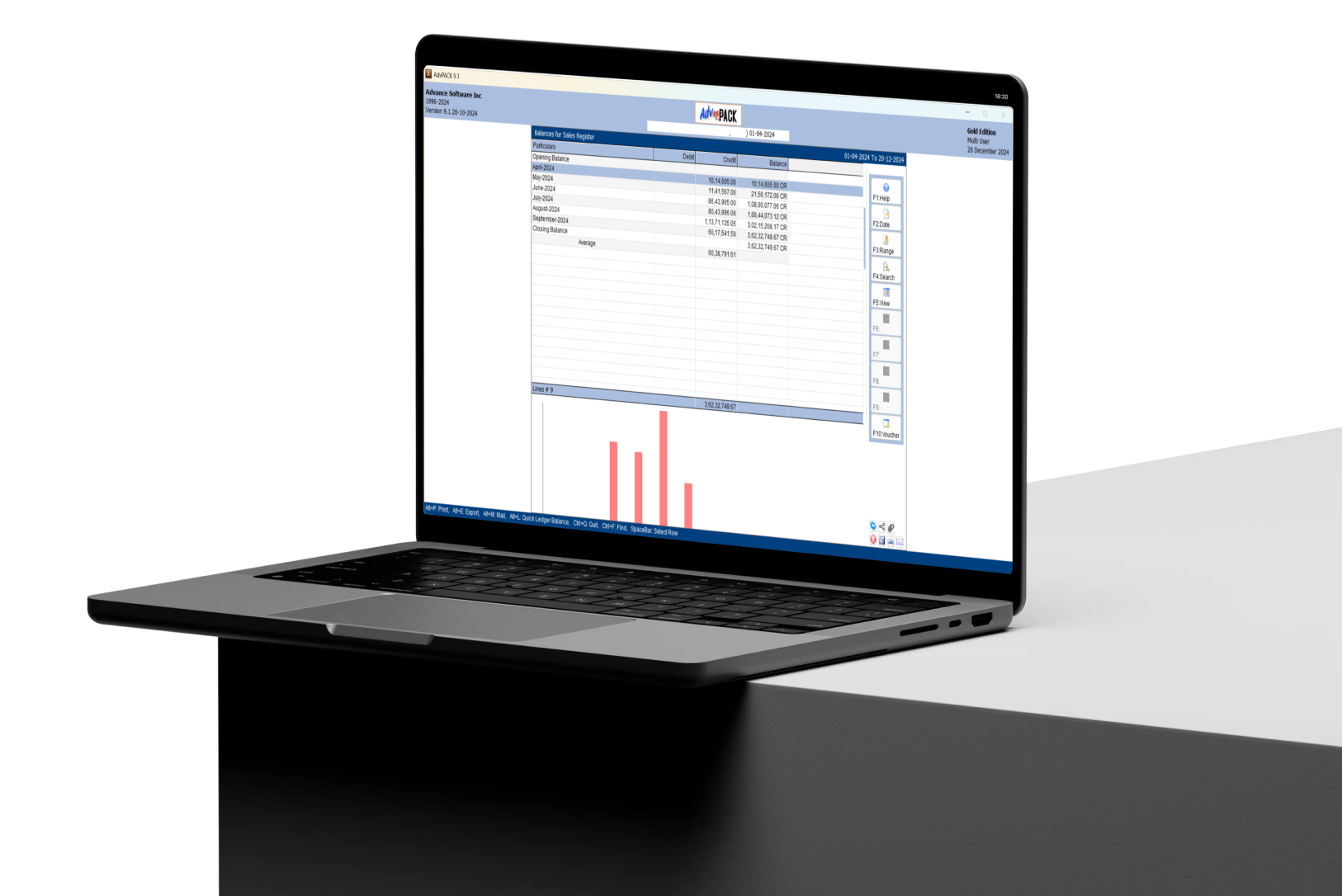 AdvPACK 9.1 ERP Accounting Software and Inventory Management Interface